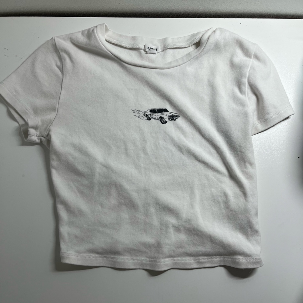 Garage White Baby tee